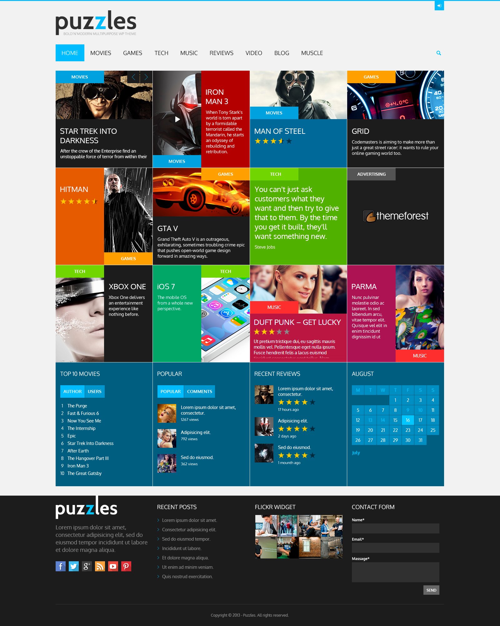 Puzzles - WordPress Magazine & Review Theme - Image 2
