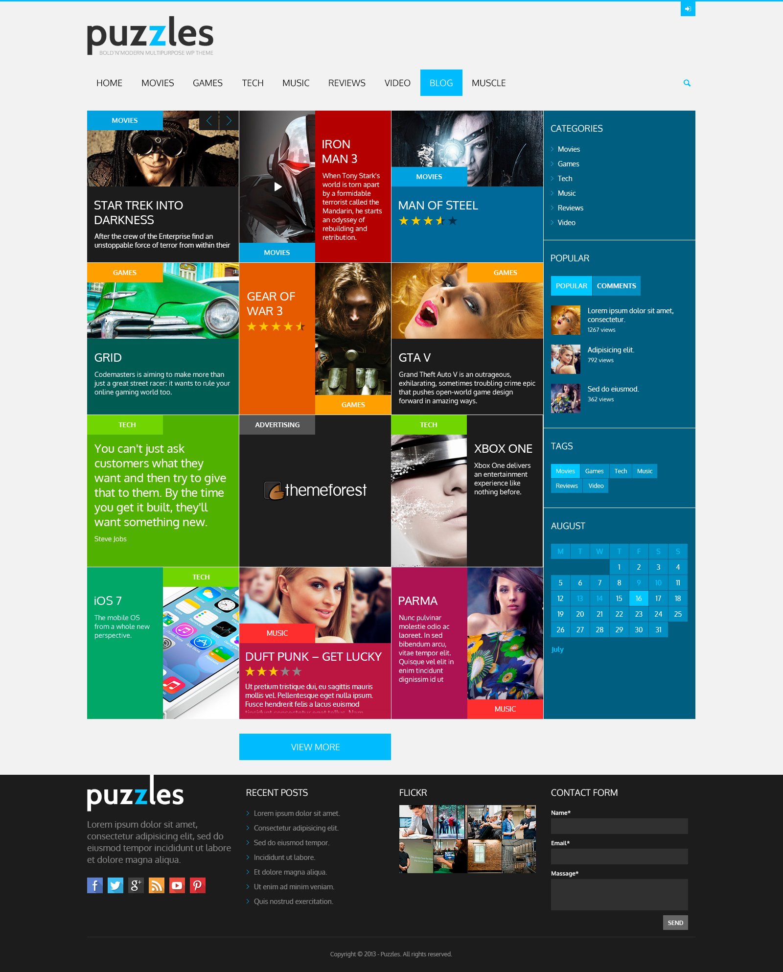 Puzzles - WordPress Magazine & Review Theme - Image 3