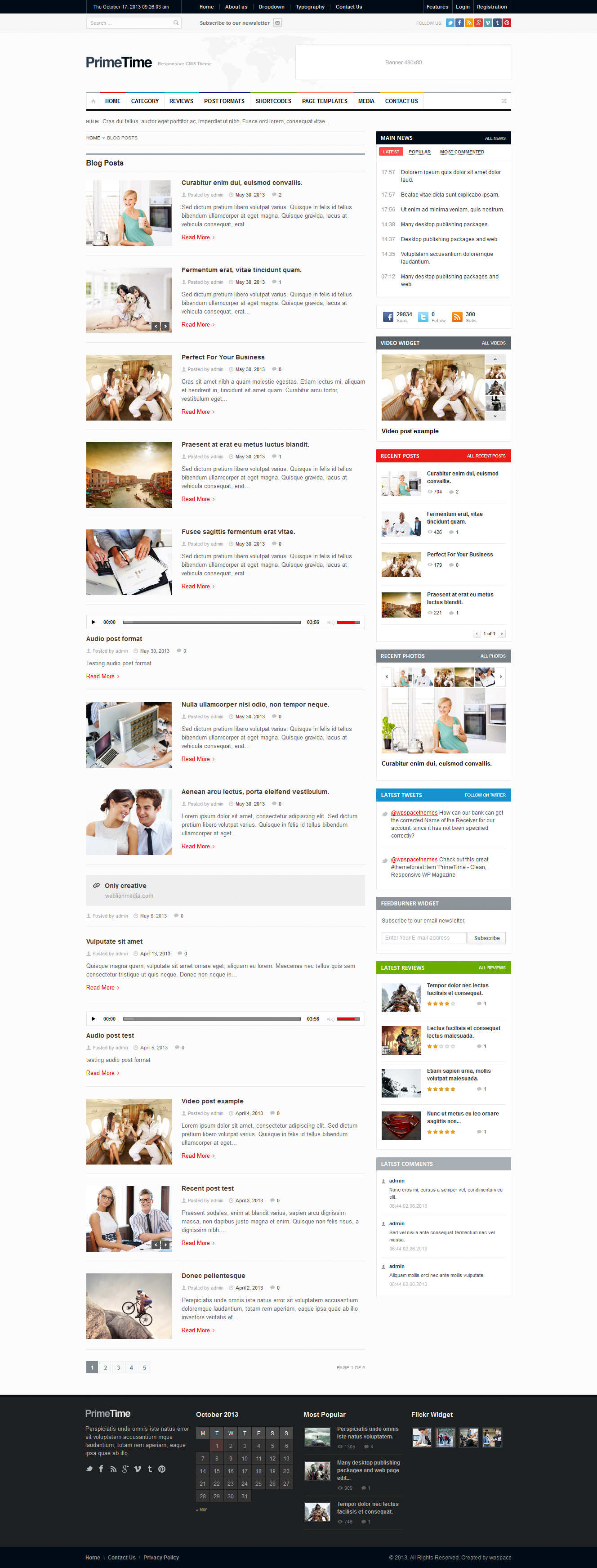 PrimeTime - Clean Magazin & Blog HTML5 Template - Image 4