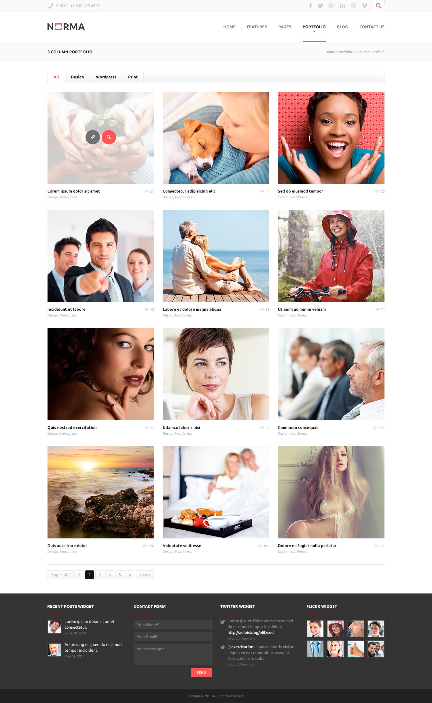 NORMA - Clean & Responsive WordPress Theme - Image 4